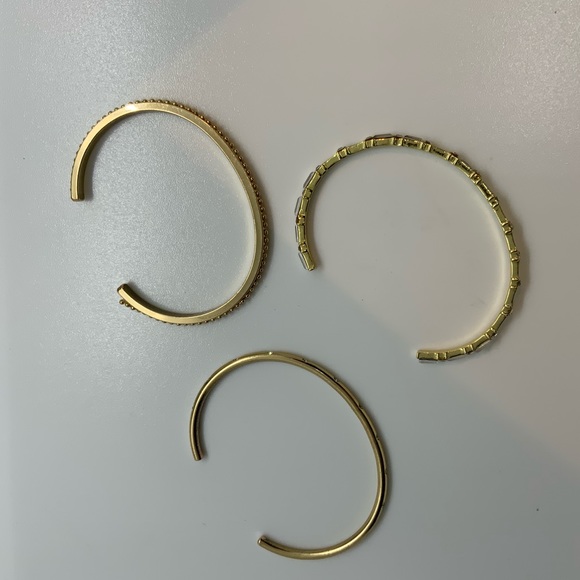 BaubleBar Assorted Set of 3 Crystal Cuff Bracelets - Picture 11 of 12